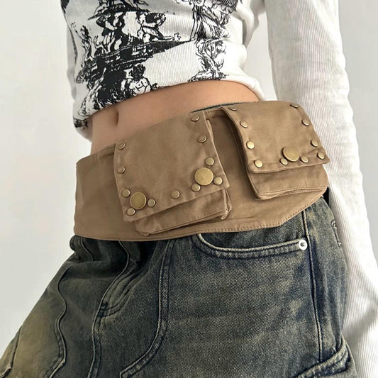 Waist Bag - Tribal Western Post-Apocalyptic Style Accessory PL015