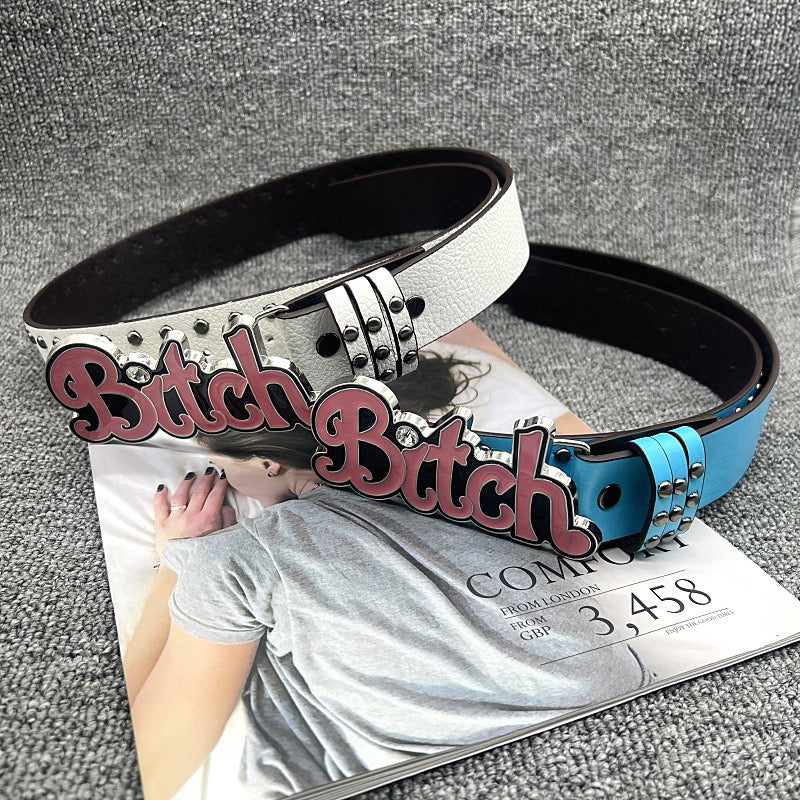 Hello Kitty Buckle Belt - Cartoon Y2K Denim Strap, Versatile Unisex Accessory for Stylish Outfits YD013
