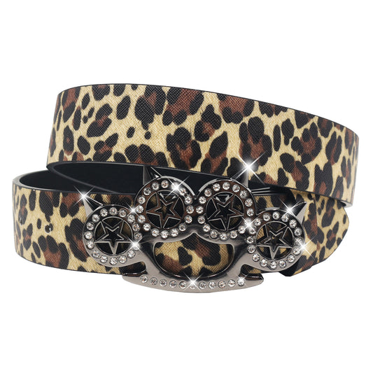 Print Belt - Nightclub & Street Style Rock Hip Hop Punk Chain Belt, Fashionable Waist Accessory YD003-1