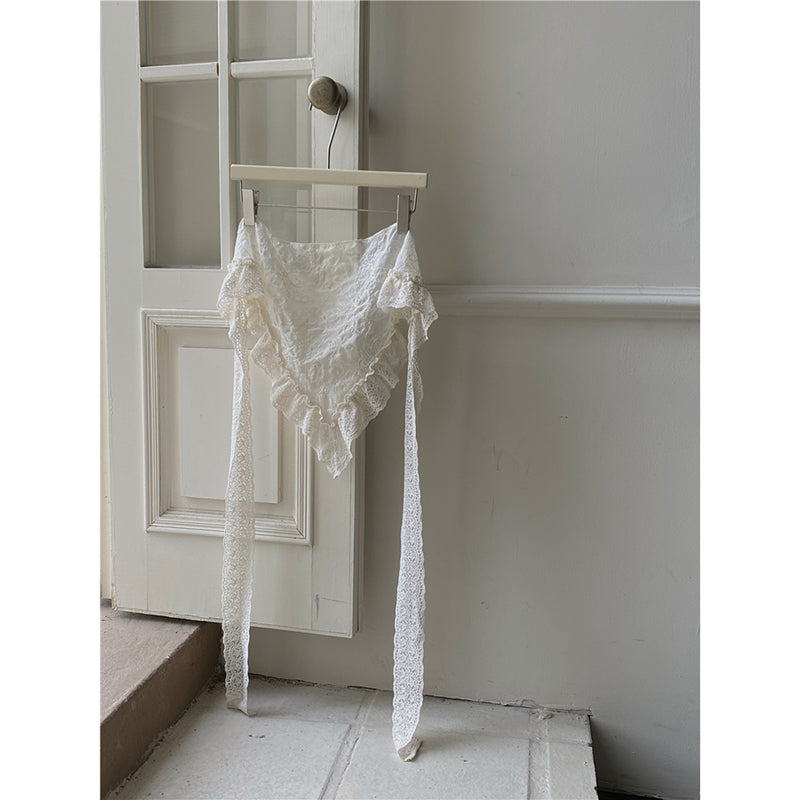 The Ultimate Layering Piece: Lace-Up Peplum with Detachable Sash PL029