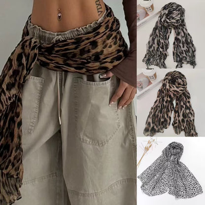 Leopard Print Waist Chain - Multi-Way Hip Scarf & Wrap PL017