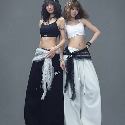 Lace Dance Waist Scarf - Reversible Triangle Hip Wrap for Jazz PL006