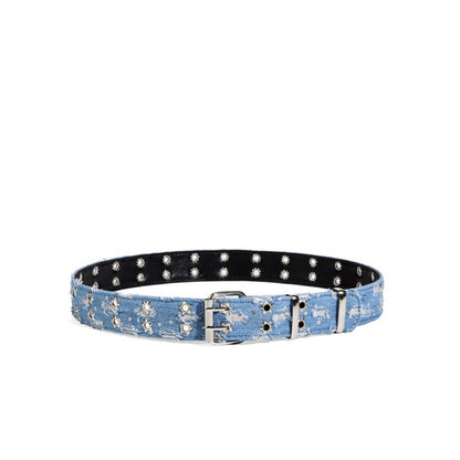 Gevine Original Rivet Denim Belt - Unique Y2K Punk Style Unisex Waist RCYD007
