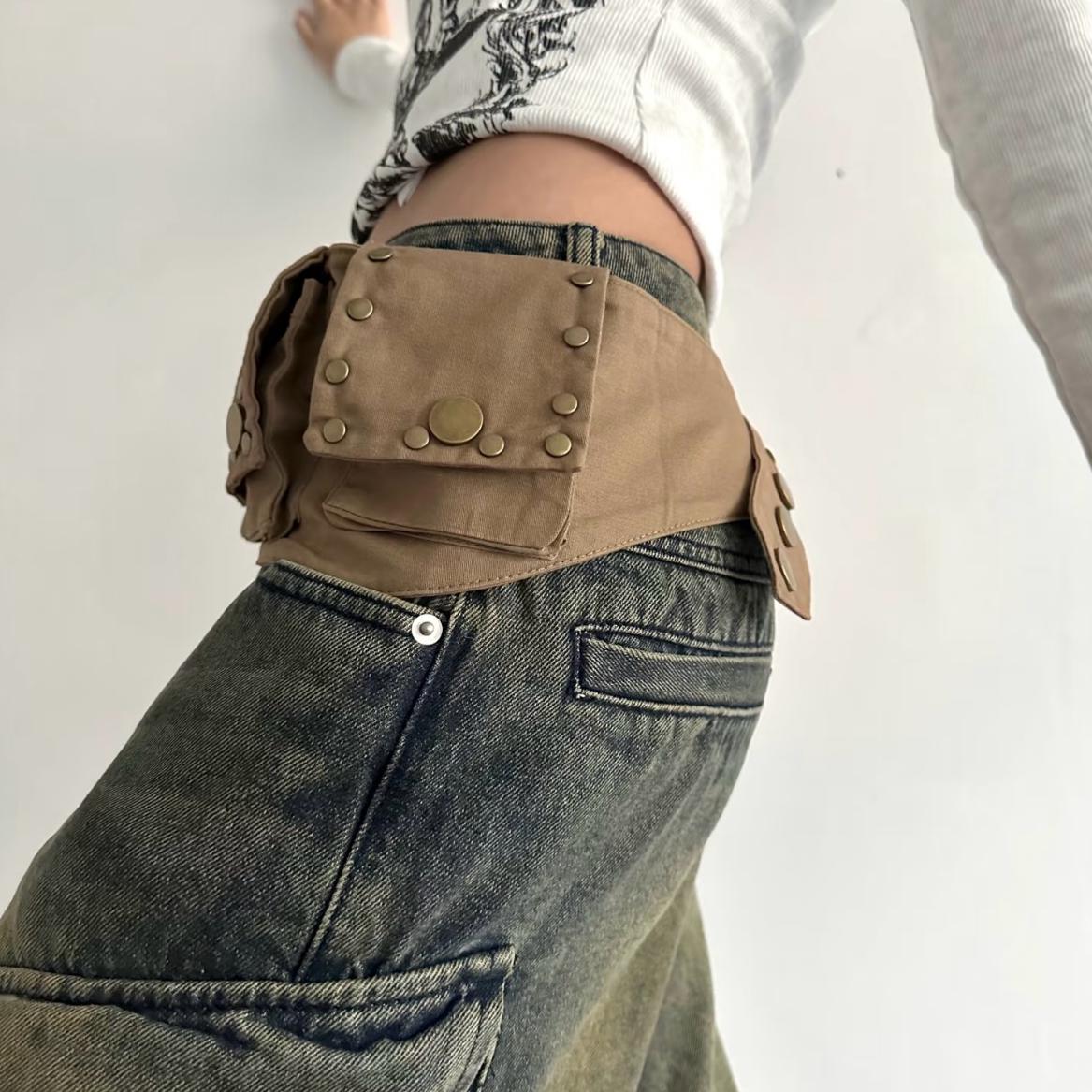 Waist Bag - Tribal Western Post-Apocalyptic Style Accessory PL015