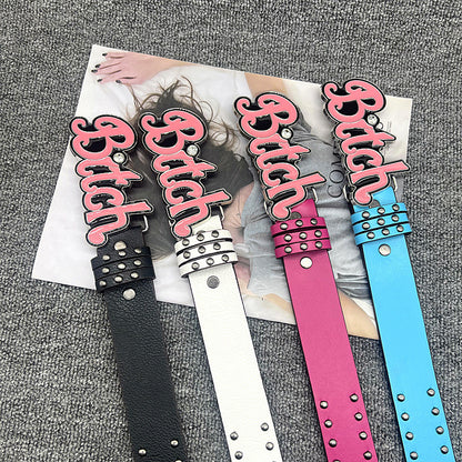 Hello Kitty Buckle Belt - Cartoon Y2K Denim Strap, Versatile Unisex Accessory for Stylish Outfits YD013