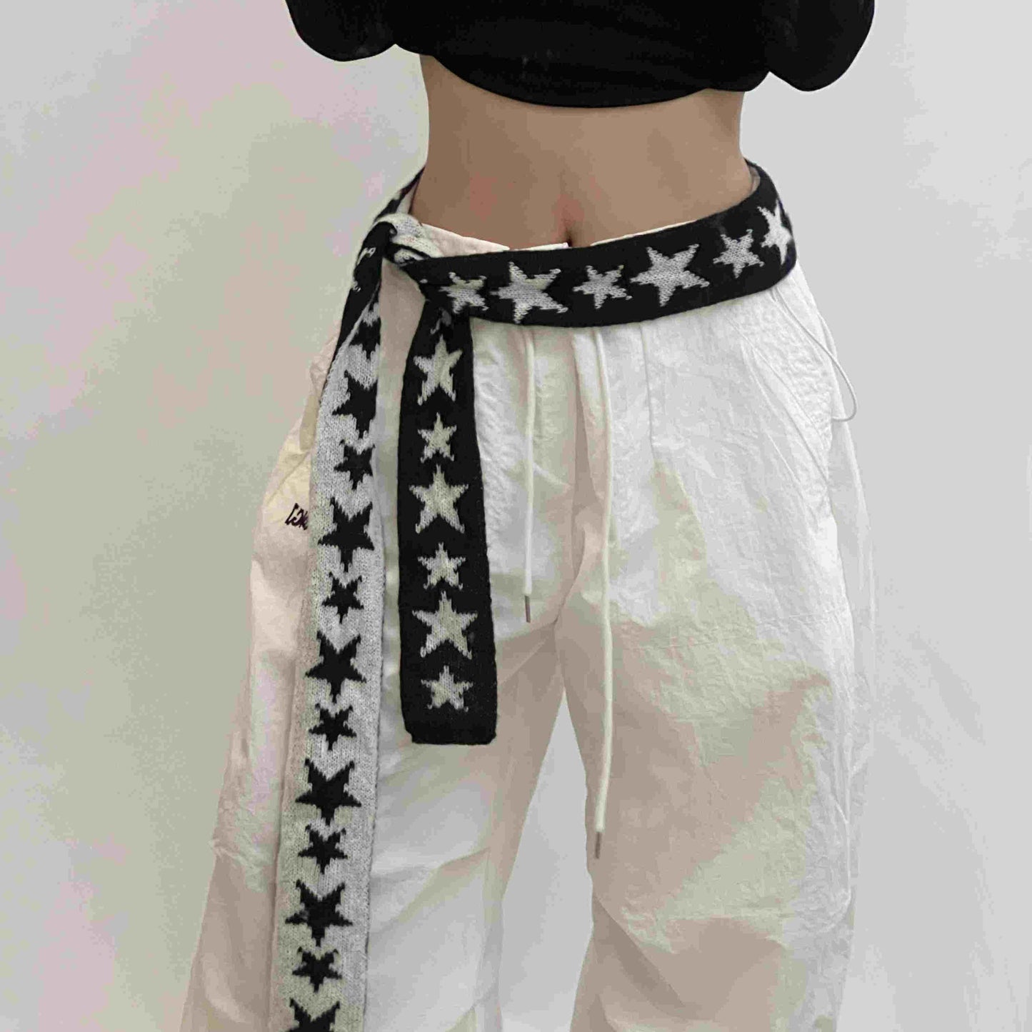Waist Belt - Reversible Pattern, Multi-Way Wrap & Detachable Collar PL013