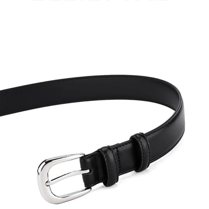 Gevine Original Minimalist Leather Slim Belt - Versatile Cleanfit Unisex  Waist Belt RCYD003
