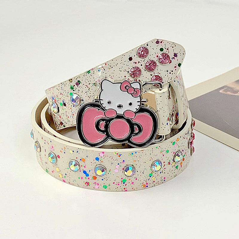 Hello Kitty Belt for Women, Y2K Pink | Perfect for Layering with Sexy Jeans YD009