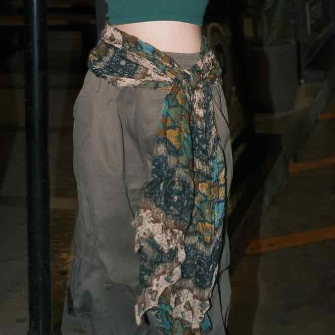 Vintage Jazz Dance Waist Scarf -Adjustable Belly Dance Belt & Retro Style PL009