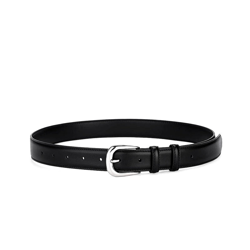 Gevine Original Minimalist Leather Slim Belt - Versatile Cleanfit Unisex  Waist Belt RCYD003