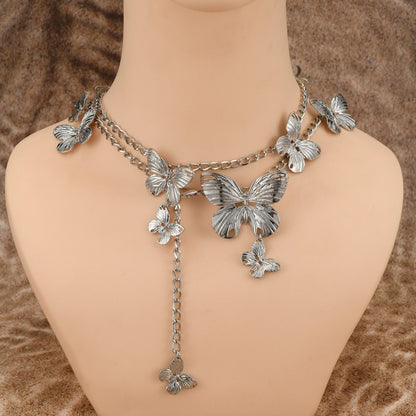 New butterfly waist chain, gold romantic spring accessory necklace, perfect for skirts and jeans JSYD001