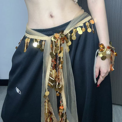 Hip Scarf - Versatile Jazz & Street Dance Waist Chain PL004