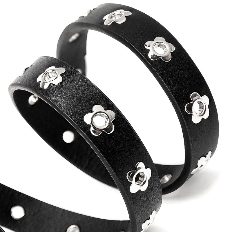 Gevine Original Riveted Denim Belt - Edgy Y2K Punk Style Unisex Waist RCYD008