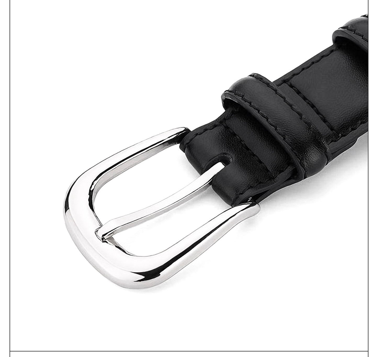 Gevine Original Minimalist Leather Slim Belt - Versatile Cleanfit Unisex  Waist Belt RCYD003