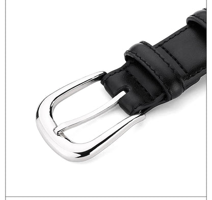 Gevine Original Minimalist Leather Slim Belt - Versatile Cleanfit Unisex  Waist Belt RCYD003