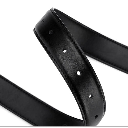 Gevine Original Minimalist Leather Slim Belt - Versatile Cleanfit Unisex  Waist Belt RCYD003