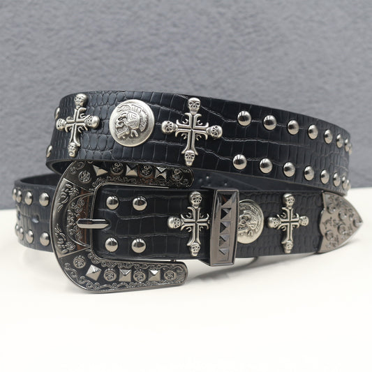 Punk Belt - Retro Rock Hip Hop Style Chain Belt for Women, Edgy Gothic Waist Accessory YD001-3