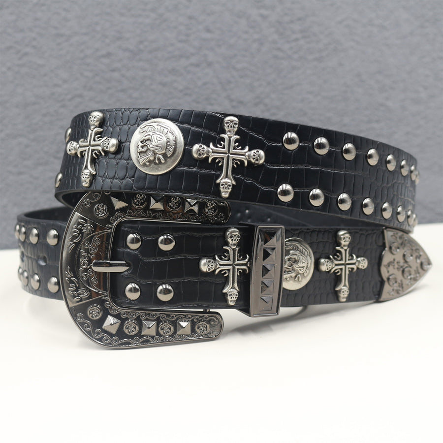 Punk Belt - Retro Rock Hip Hop Style Chain Belt for Women, Edgy Gothic Waist Accessory YD001-3