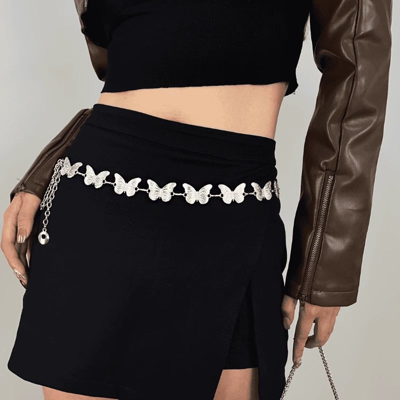 New butterfly waist chain, perfect for skirts and jeans, fairy-like belt JSYD002