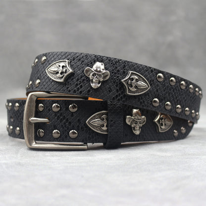 Punk Belt - Retro Rock Hip Hop Style Chain Belt for Women, Edgy Gothic Waist Accessory YD001-3