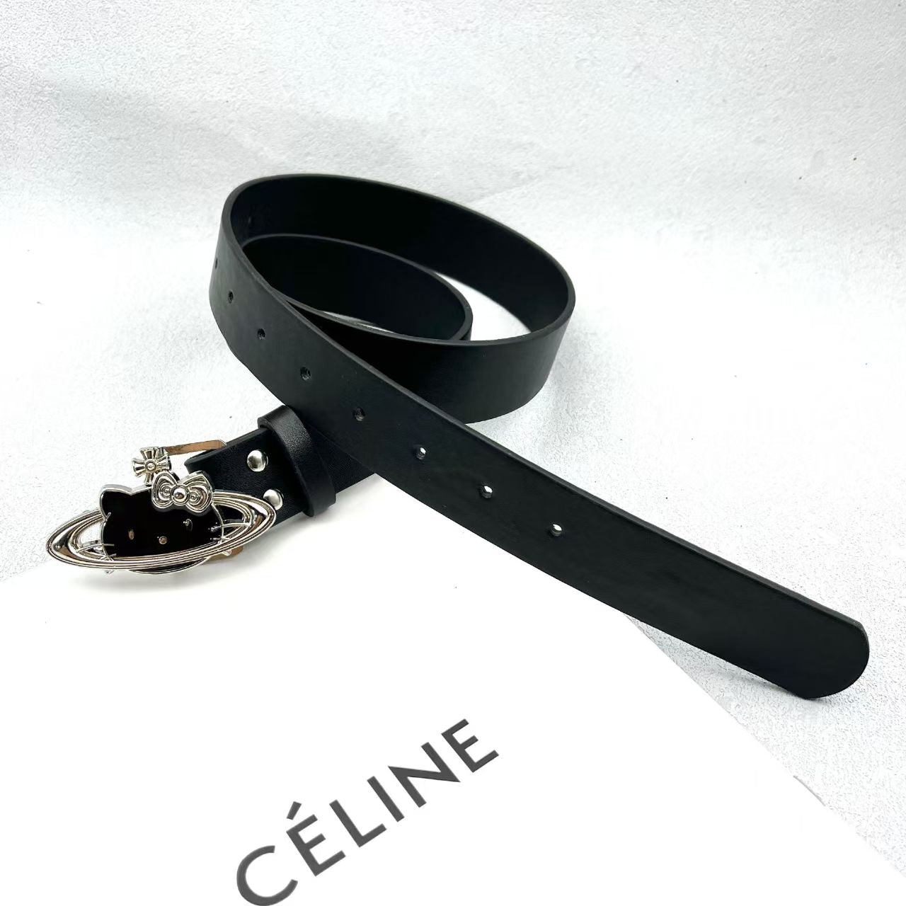 Hello Kitty Belt - Y2K Aesthetic Cartoon Denim Strap YD012-6