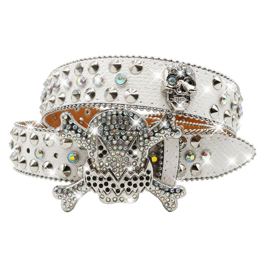 Bat Chain Belt - An Edgy Rhinestone Accessory for Hip Hop Style YD002-3