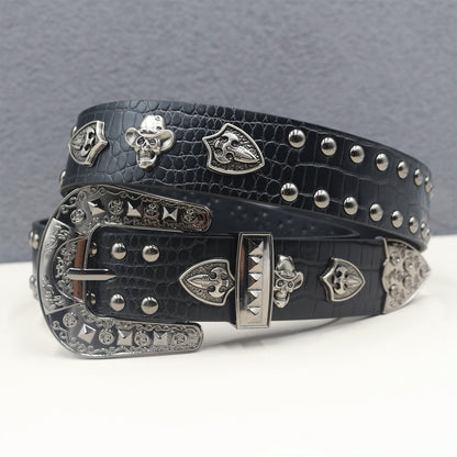 Punk Belt - Retro Rock Hip Hop Style Chain Belt for Women, Edgy Gothic Waist Accessory YD001-3