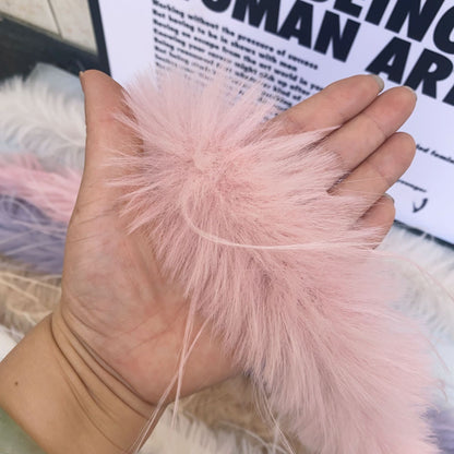 Faux Fur Waist Chain - Long Fluffy Belt for Women Sensual Boho Style-PL008