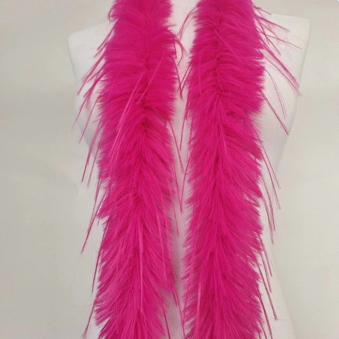 Faux Fur Waist Chain - Long Fluffy Belt for Women Sensual Boho Style-PL008