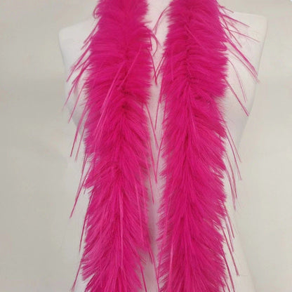 Faux Fur Waist Chain - Long Fluffy Belt for Women Sensual Boho Style-PL008