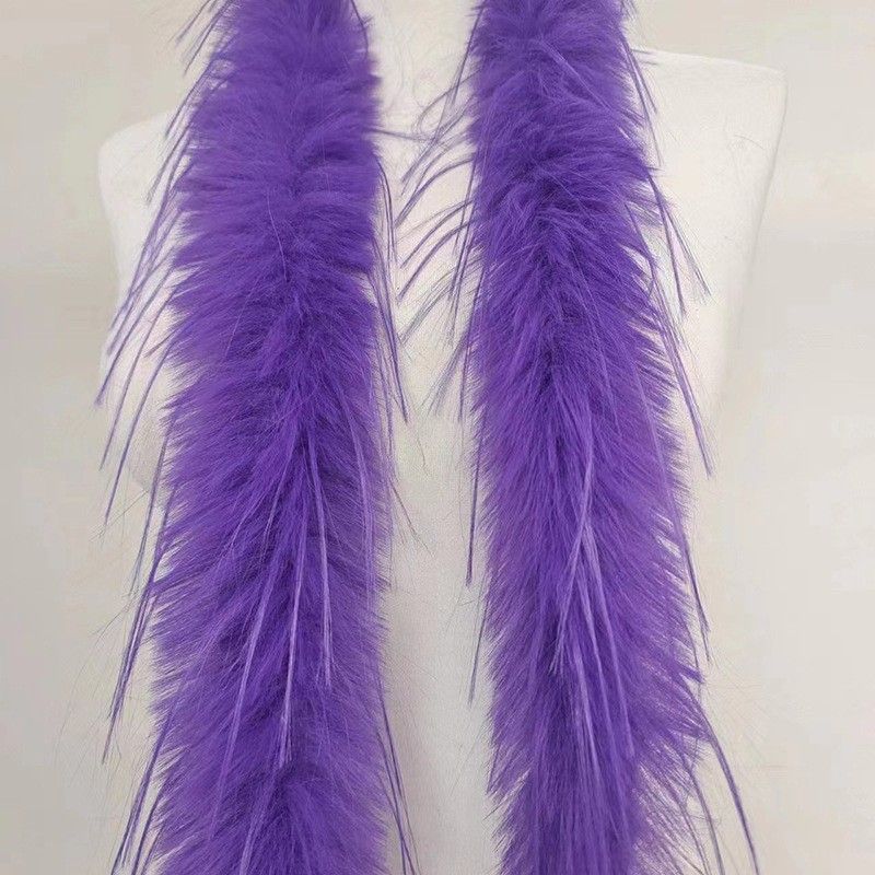 Faux Fur Waist Chain - Long Fluffy Belt for Women Sensual Boho Style-PL008