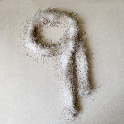 Faux Fur Waist Chain - Long Fluffy Belt for Women Sensual Boho Style-PL008