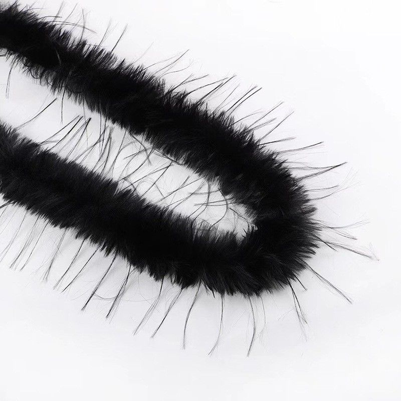 Faux Fur Waist Chain - Long Fluffy Belt for Women Sensual Boho Style-PL008