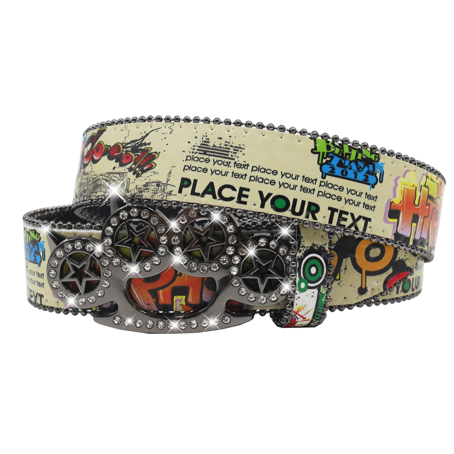 Cat Paw Belt for Y2K - Rapper Hip Hop Style Chain Belt, Edgy Punk Rock Waist Accessory YD002-4