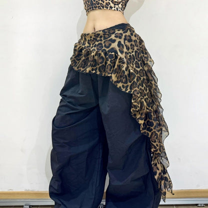 Leopard Print Waist Scarf - Sexy Streetwear Looks PL012